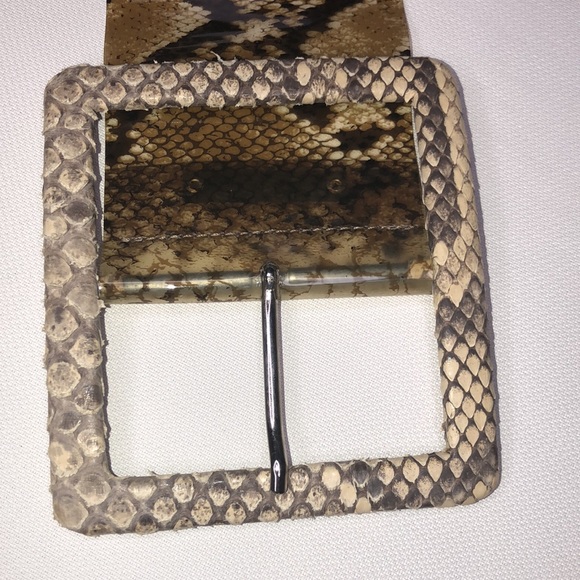 Alessandro Dell’Acqua python plastic belt m/s - Picture 4 of 12